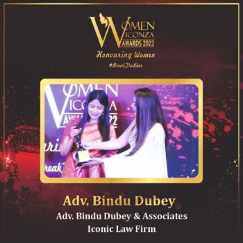Iconic Law Firm Award - Adv Bindu Dubey