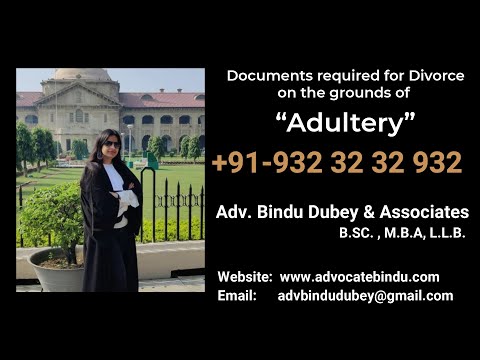 Documents Required For Divorce on the grounds of Adultery