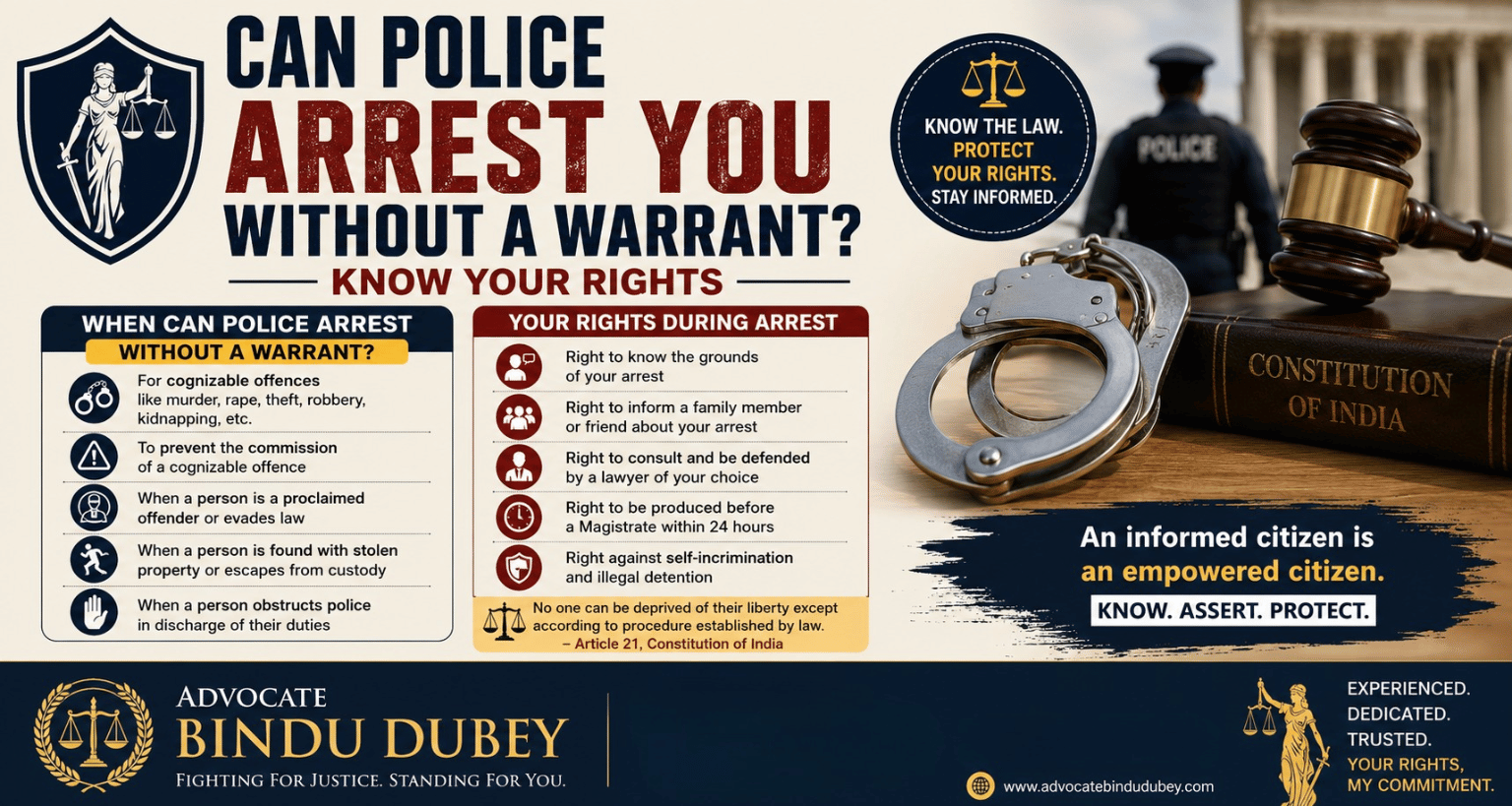 Can Police Arrest You Without a Warrant? Know Your Rights